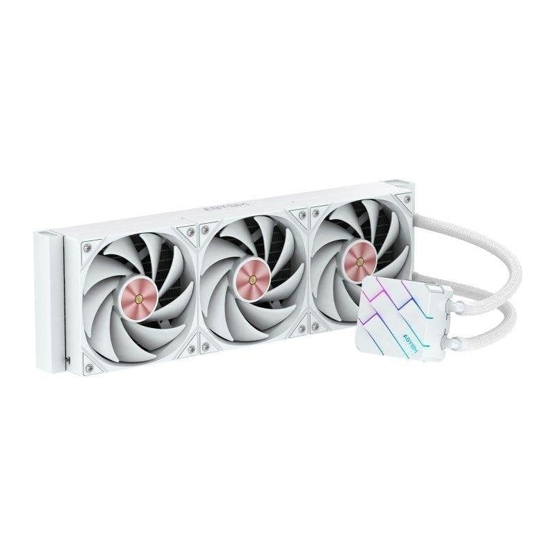 abysm Refrigeración Líquida Abysm Oceanic Tide 360mm 3 Ventilateurs ARGB White