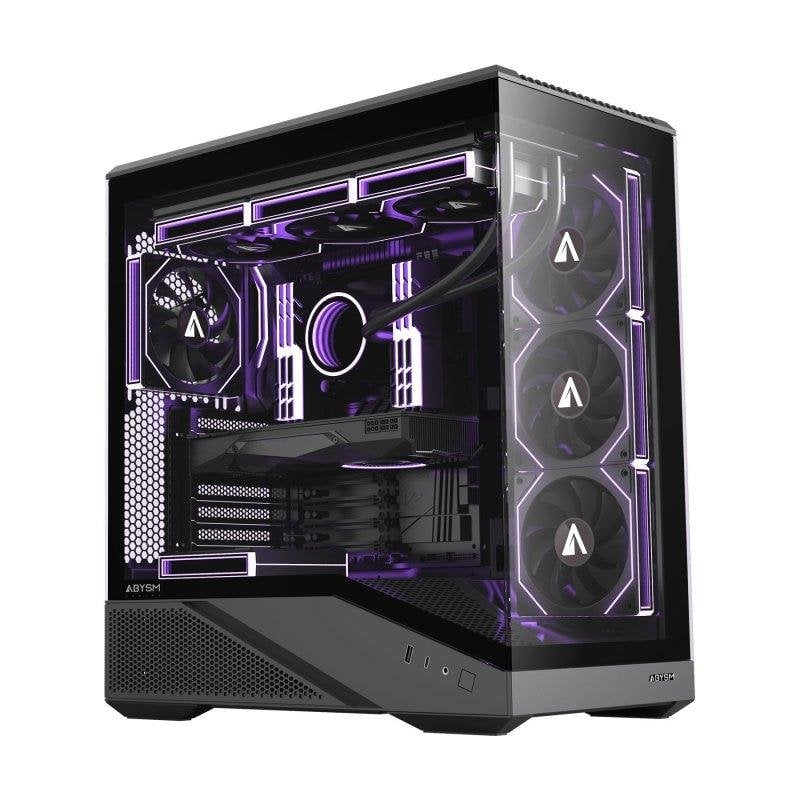 abysm Boîtier PC Abysm ARIAN FRAME A400 Black ATX ARGB verre trempé flux d'air optimisé