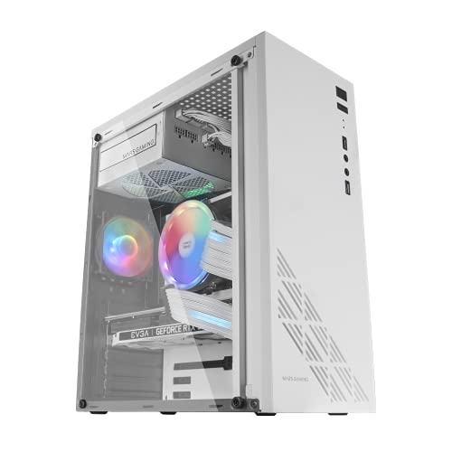mars-gaming Mars Gaming MC100W FRGB Cristal Acrylique USB 3.0 White