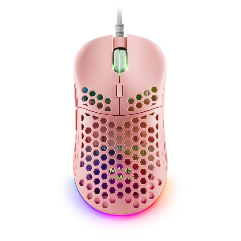 mars-gaming Mars Gaming MM55P Souris Gaming RVB 12800 DPI Rose