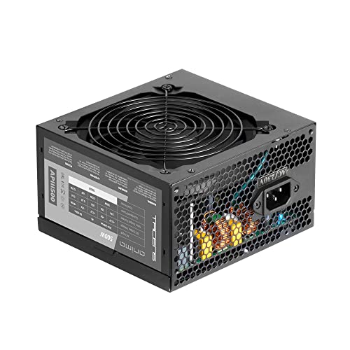 Tacens Anima APIII500, Alimentation PC ATX 500W, Technologie SMD 85 Bronze 12V, Ventilateur Ultra-Silencieux 12cm