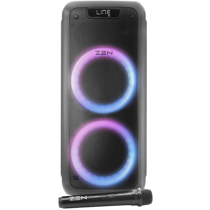 zen-devices Enceinte Bluetooth Zen Phoenix avec éclairage LED et microphone sans fil 25W RMS Black