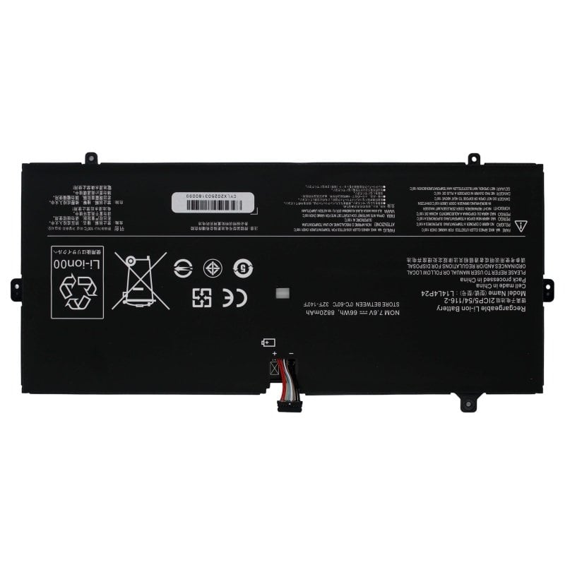 voltistar Batterie pour ordinateur portable Lenovo Yoga 900-13ISK L14L4P24