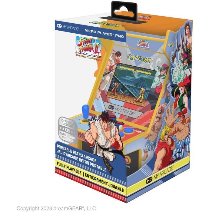 Console Micro Player PRO - Super Street Fighter II - Jeu retrogaming - Ecran 7cm Haute Resolution