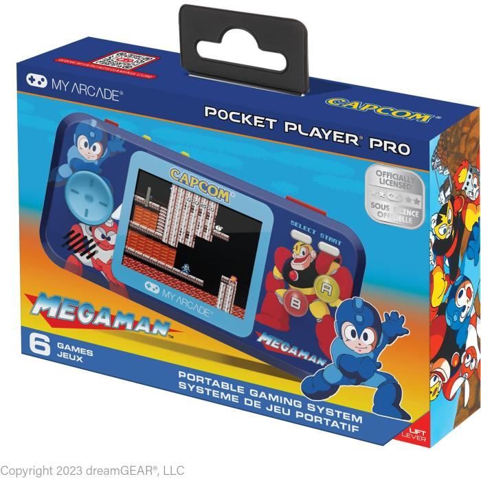 Console de jeu Pocket Player PRO - Megaman - Jeu retrogaming - Ecran 7cm Haute Resolution - 6 jeux inclus