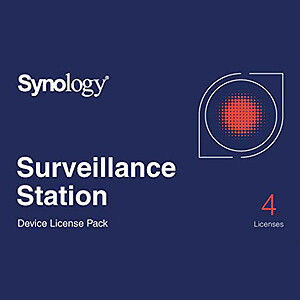 Synology Pack 4 licences pour cameras supplementaires
