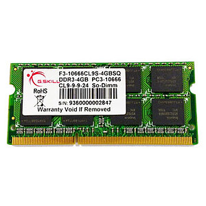 G Skill SODIMM 4 Go DDR3 1600 MHz
