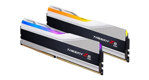 G.SKILL 32 Go DDR5 Trident Z5 RGB 6000 MHz CL36 1.35V Kit Double Canal 2X 16 Go Argent