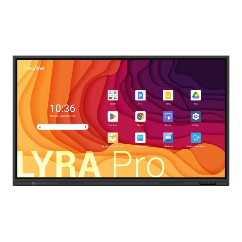 NEWLINE Écran interactif Newline TT-8523QA 86 4K UHD Android 8GB RAM Wi-Fi 6 tactile multitouchez