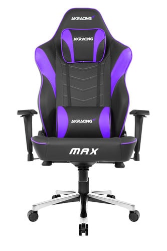 AKRacing Masters SArie Max Noir Indigo Simili Cuir 4D
