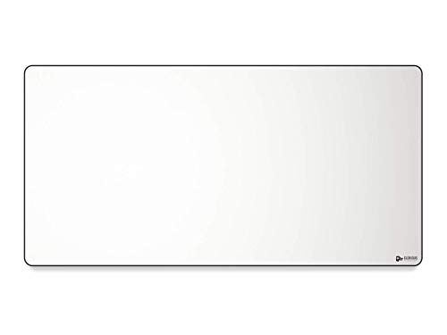 GLORIOUS Gaming Tapis de Souris en Tissu (XXL Extended) - Bords Cousus, Surface Lisse pour Vitesse et contrôle, Base Anti-dérapante, Lavable en Machine, XL (910 x 460 x 3 mm) - Blanc