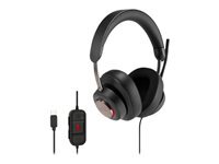 Kensington Casque Kensington H2000 USB-C avec réduction de bruit, micro boom 40mm Black bureau