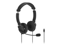 Kensington Casque Kensington Classic EQ filaire USB-C avec réduction de bruit, micro, Black