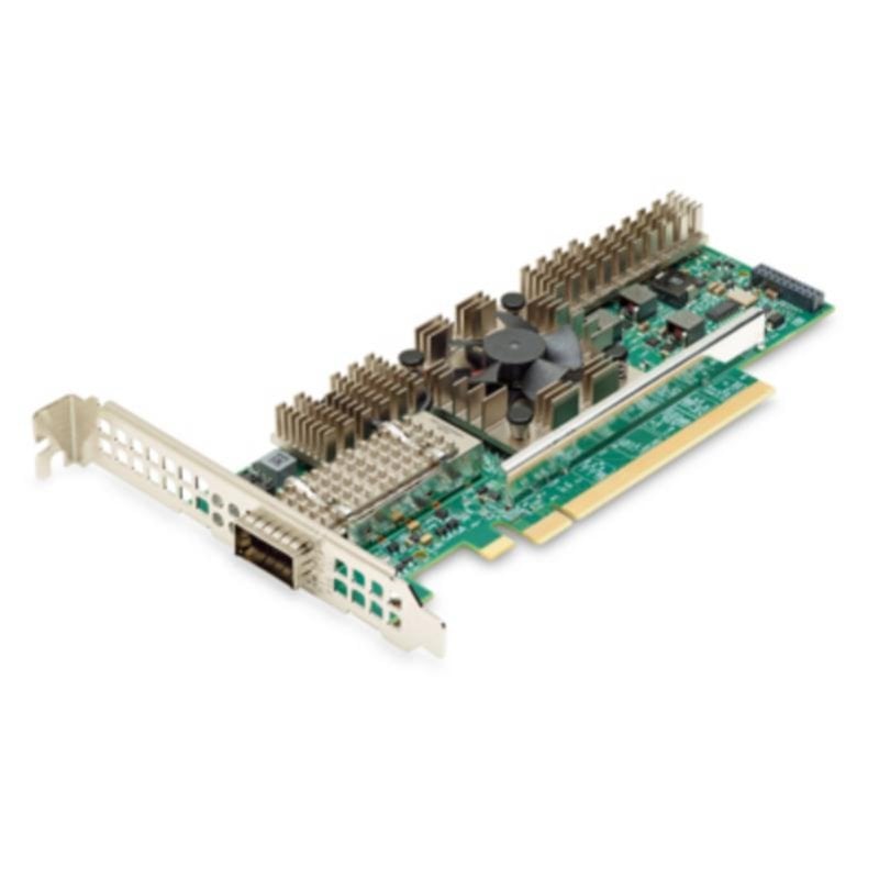 Broadcom Carte Réseau BROADCOM P150P PCI Express Fibre 50 Gbit s Green Grey