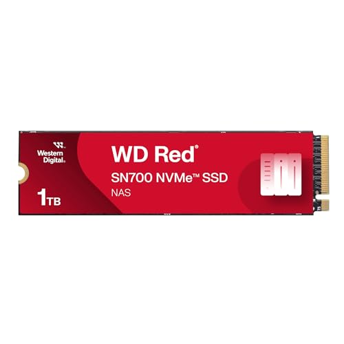 WD Red SN700 1TB NVMe SSD for NAS devices, with robust system responsiveness and exceptional I O performance