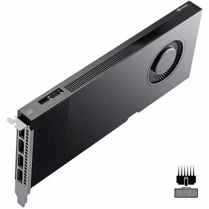 Nvidia Carte Graphique NVIDIA RTX PRO 4000 24GB GDDR7 Blackwell PCIe 5.0 DLSS4 Studio