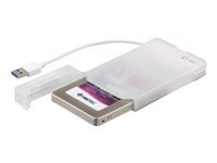 i-tec Boîtier externe I-TEC MySafe USB 3.0 2.5'' Plastique White avec LED et câble intégré
