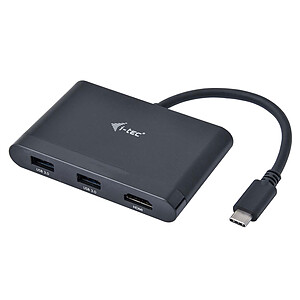 I-Tec i-Tec USB-C HDMI and USB Adapter with Power Delivery Function - station d'accueil - USB-C Thunderbolt 3 - HDMI