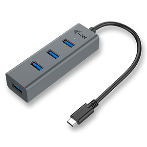 i tec USB C Metal Hub 4 Port
