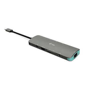 i tec USB C Metal Nano Dock Station 4K HDMI LAN Power Delivery 100W
