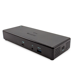 i tec Thunderbolt 3 USB C Dual DisplayPort 4K Docking Station Power Delivery 85W
