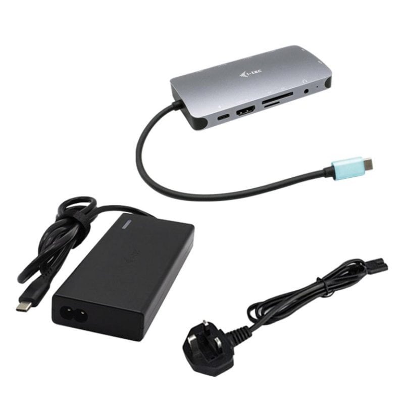 i-tec i-tec Metal USB-C Nano Dock HDMI VGA avec LAN Chargeur Universel 77W