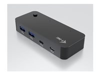i-tec HUB i-tec Universel KVM 2x USB-C 2x USB-A 3.0, 4 Ports, Black, 5000 Mbit s