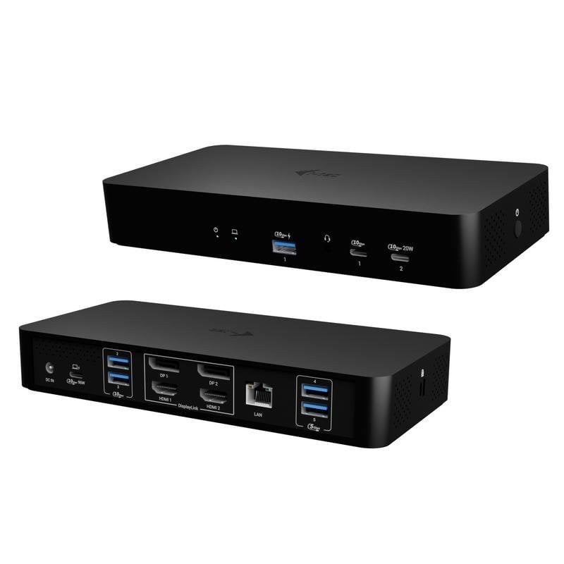 i-tec Station d'accueil I-Tec Universal Intelligent Dual Display USB-C 4K 100W