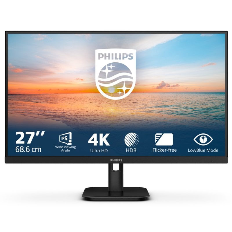Philips Enceintes Philips 27E1N1800A 00 27 LED IPS UltraHD 4K Adaptive Sync