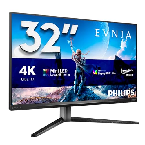 Philips Moniteur Philips Evnia 32M2N6800M 00 31.5 4K UHD 144Hz LCD Black