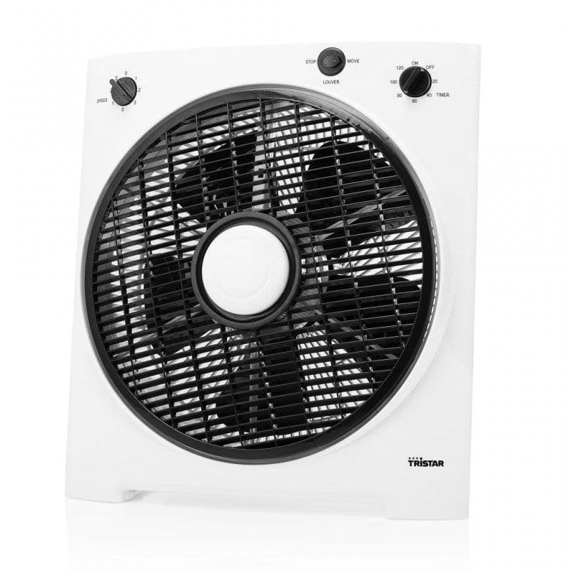 Tristar Ventilateur de Sol Tristar VE-5858 30W 30cm 3 Vitesses Minuterie Oscillation 360°