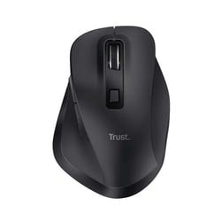 Trust Fyda Souris sans Fil Rechargeable, Conception Durable, 800-2400 DPI, 6 Boutons, 2,4 GHz, Récepteur USB, Souris Ergonomique pour PC, Ordinateur Portable, Macbook, Bureau - Noir