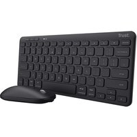 Trust Lyra Clavier Souris Noir Sans fil
