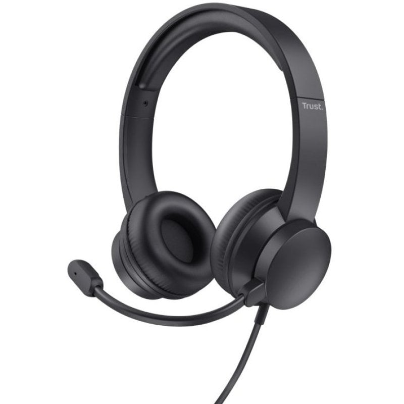 Trust CASQUE TRUST HS-150 25333 JACK 3,5 mm MICROPHONE PLIANT SERRE-TÊTE RÉGLABLE
