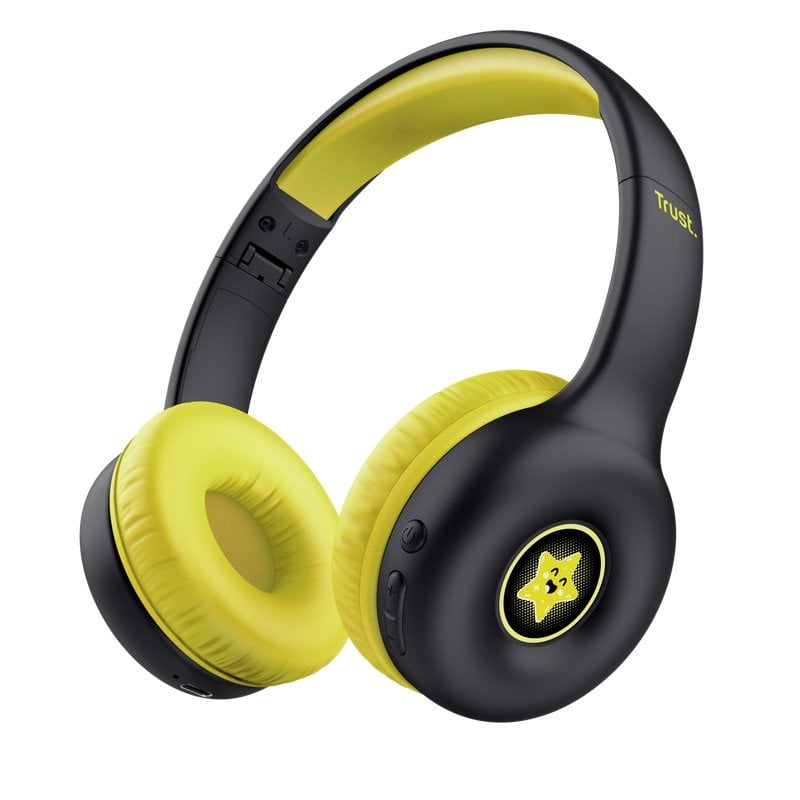 Trust Casque Bluetooth pliable sans fil Trust avec microphone et limitation de volume