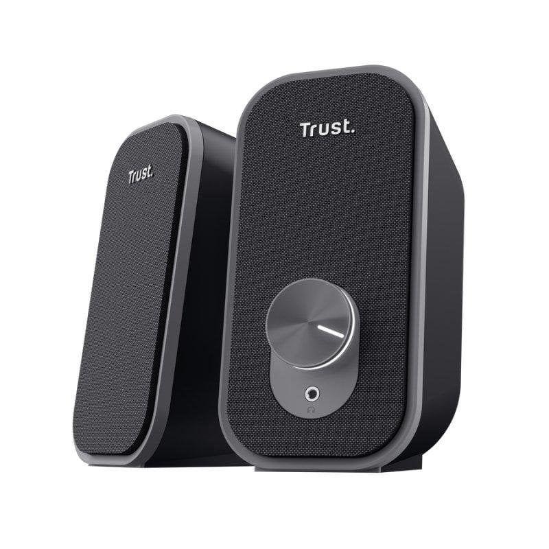 Trust Haut-parleurs Trust 2.0 filaires 12W compacts avec prise jack 3,5 mm