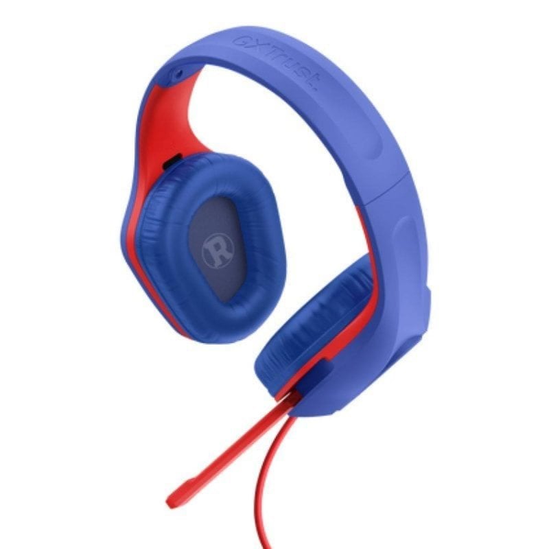 Trust Auriculaire Trust GXT 415SM Zirox, Alambiqué, 20-20000 Hz, 244 g, Blue, Red