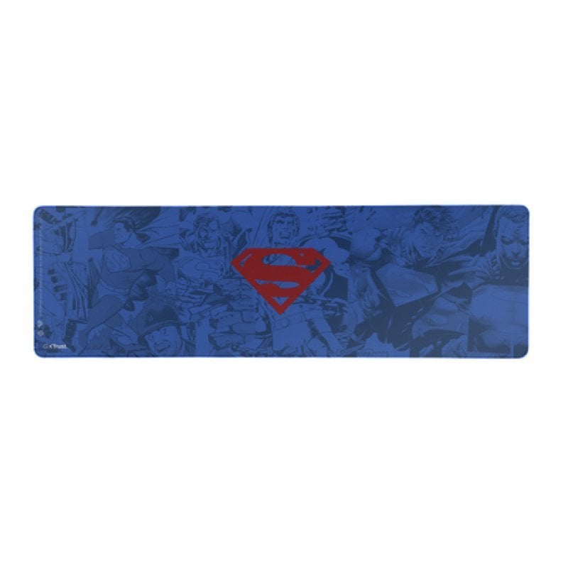 Trust Tapis de souris de jeu Trust Superman XXL 930 x 300 mm, base antidérapante en PET, bords cousus