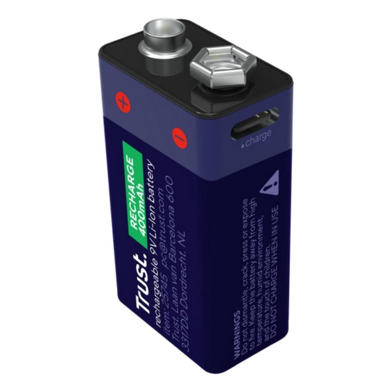 Trust Pila recargable Trust 25745 9V USB-C
