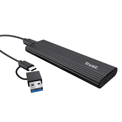 Trust USB-C 3.2 M.2 SSD - Noir
