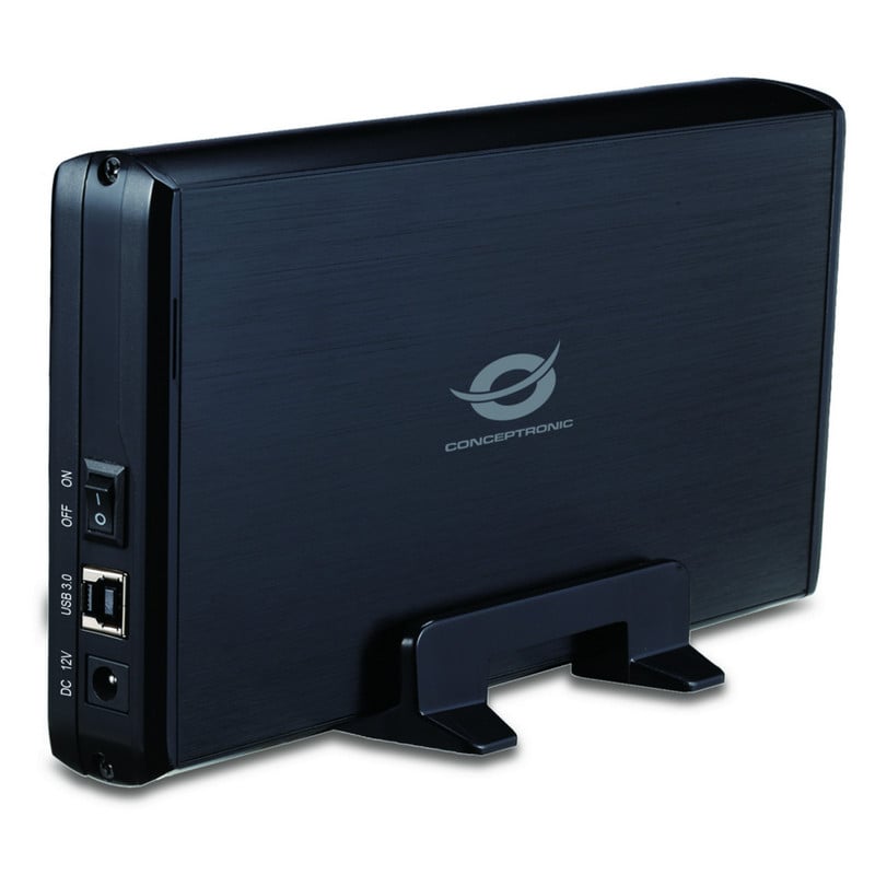 Conceptronic Grab'n'GO Carcasa HD 3.5 SATA USB 3.0 Negro