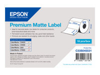 Epson Premium - etiquettes en forme decoupee - mat - 650 etiquette(s) - 102 x 51 mm