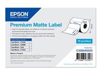 Epson Étiquette Epson Premium Matte 102mm x 152mm 225 White Permanent