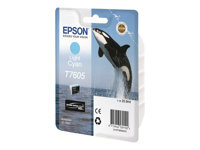 Epson T7605 - cyan clair - original - cartouche d'encre