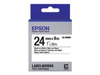 Epson LabelWorks LK-6WBN - bande d'etiquettes - 1 cassette(s) - Rouleau (2,4 cm x 9 m)
