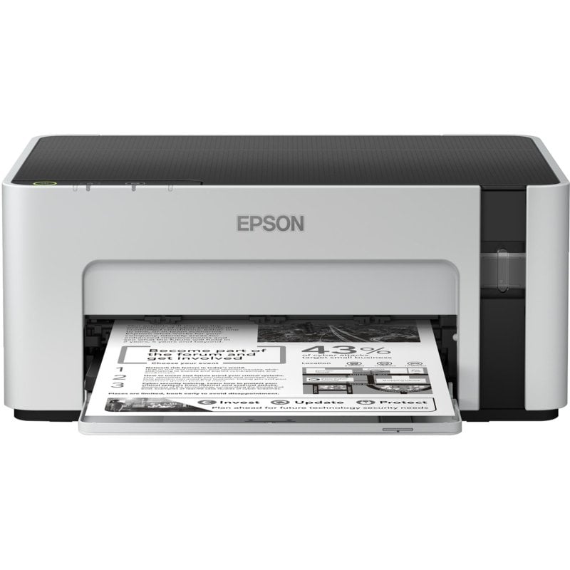 Epson Imprimante Jet d'encre USB Epson EcoTank M1100 Monochrome pour bureau et domicile