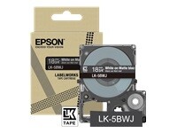 Epson LabelWorks LK-5BWJ - cartouche de bande - 1 cassette(s) - rouleau (1,8 cm x 8 m)