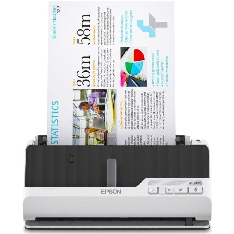 Epson Scanner Epson DS-C490 Compact A4 Duplex 40 ppm 600 DPI USB