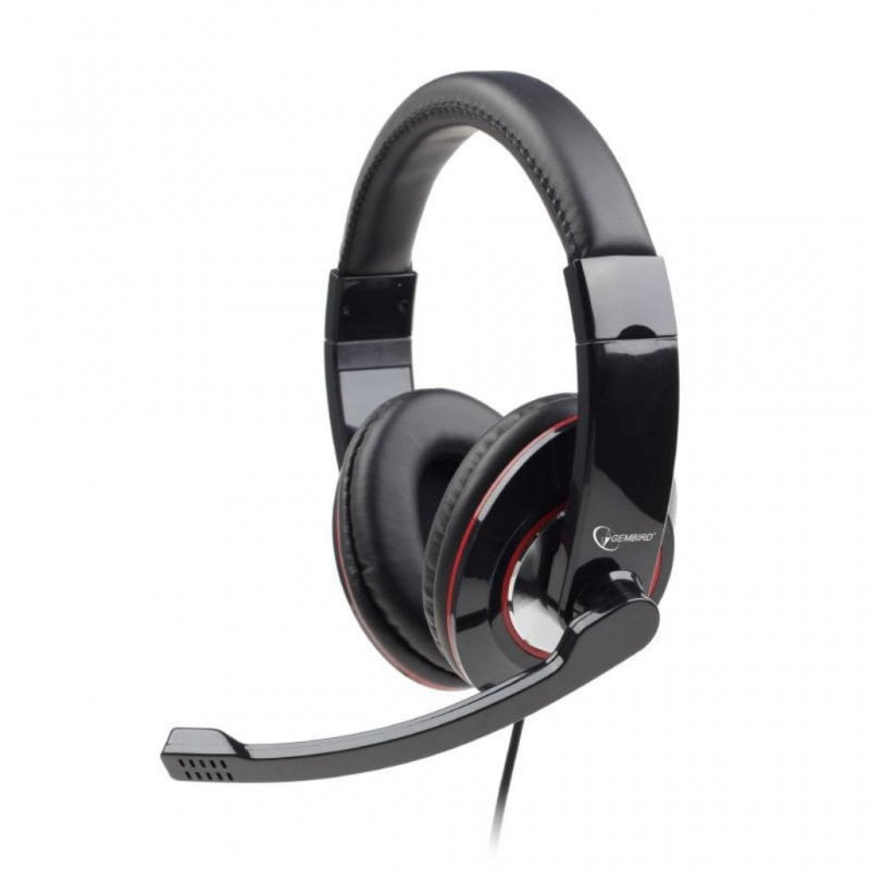 Gembird Gembird MHS-001 écouteur casque Avec fil Arceau Musique Black