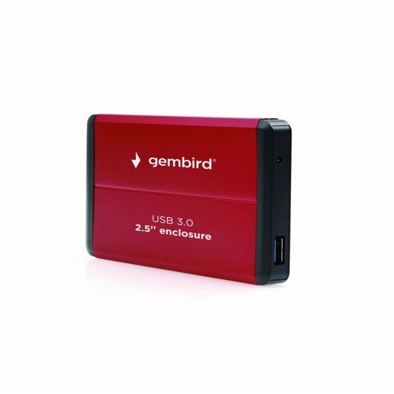 Gembird Boîtier HDD Gembird EE2-U3S-2-R 2.5 Aluminium Red Compatible SATA USB 3.0